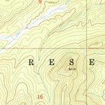 United States Geological Survey Milkweed Canyon SE, AZ (1967, 24000-Scale) digital map