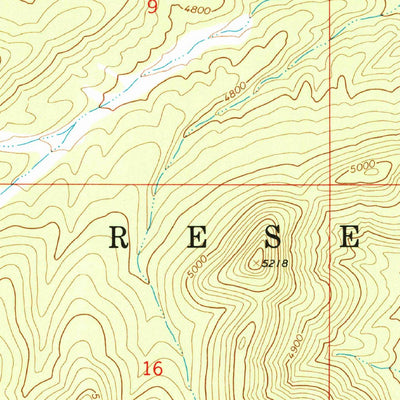 United States Geological Survey Milkweed Canyon SE, AZ (1967, 24000-Scale) digital map