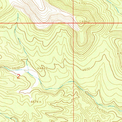 United States Geological Survey Milkweed Canyon SE, AZ (1967, 24000-Scale) digital map