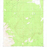 United States Geological Survey Milkweed Canyon SW, AZ (1967, 24000-Scale) digital map