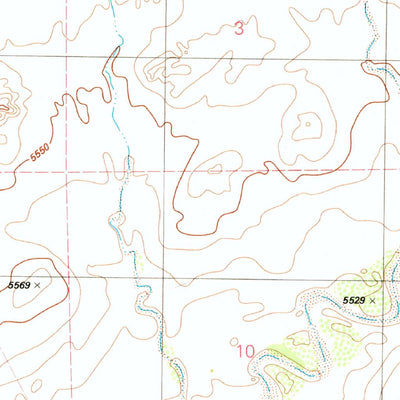 United States Geological Survey Milky Ranch, AZ (1982, 24000-Scale) digital map