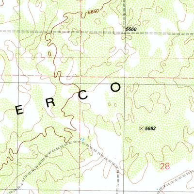 United States Geological Survey Milky Ranch, AZ (1982, 24000-Scale) digital map