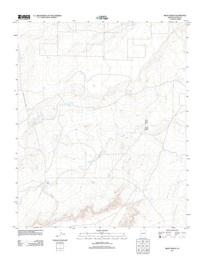 United States Geological Survey Milky Ranch, AZ (2011, 24000-Scale) digital map