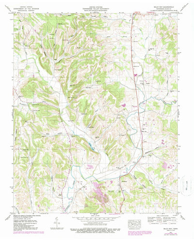 United States Geological Survey Milky Way, TN (1951, 24000-Scale) digital map