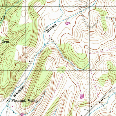 United States Geological Survey Milky Way, TN (1951, 24000-Scale) digital map