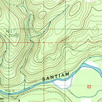 United States Geological Survey Mill City North, OR (1985, 24000-Scale) digital map