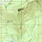 United States Geological Survey Mill City North, OR (1985, 24000-Scale) digital map