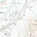 United States Geological Survey Mill City, NV (1987, 24000-Scale) digital map
