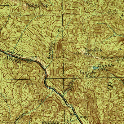 United States Geological Survey Mill City, OR (1929, 125000-Scale) digital map