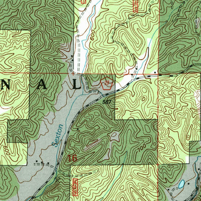 United States Geological Survey Mill Creek, IL (1996, 24000-Scale) digital map