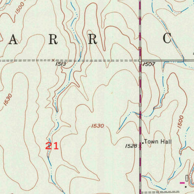 United States Geological Survey Mill Creek, KS (1953, 24000-Scale) digital map