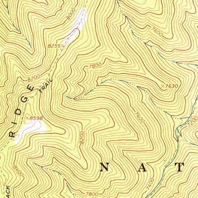 United States Geological Survey Mill Fork, UT (1967, 24000-Scale) digital map