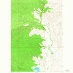 United States Geological Survey Mill Pocket Creek, MT (1964, 24000-Scale) digital map
