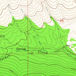 United States Geological Survey Mill Pocket Creek, MT (1964, 24000-Scale) digital map