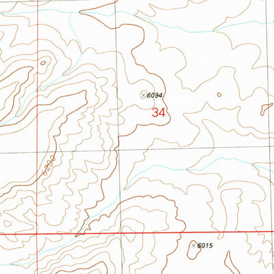 United States Geological Survey Mill Point, MT (1988, 24000-Scale) digital map