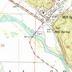 United States Geological Survey Mill Spring, MO (1968, 24000-Scale) digital map