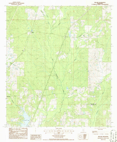 United States Geological Survey Millard, MS (1986, 24000-Scale) digital map