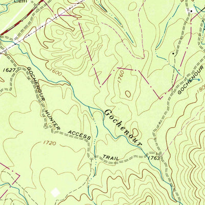United States Geological Survey Millboro, VA (1969, 24000-Scale) digital map