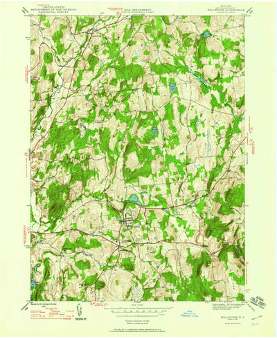 United States Geological Survey Millbrook, NY (1947, 24000-Scale) digital map