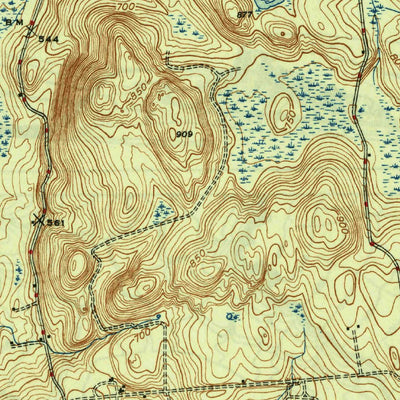 United States Geological Survey Millbrook, NY (1947, 31680-Scale) digital map