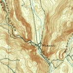 United States Geological Survey Millbrook, NY-CT (1899, 62500-Scale) digital map