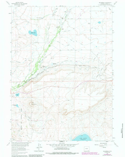 United States Geological Survey Millbrook, WY (1962, 24000-Scale) digital map
