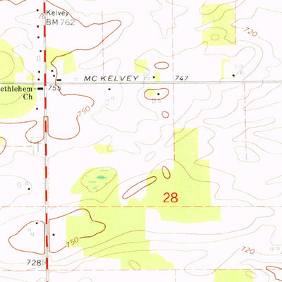 United States Geological Survey Millecoquins, MI (1973, 24000-Scale) digital map