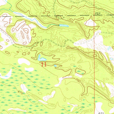 United States Geological Survey Millecoquins, MI (1973, 24000-Scale) digital map