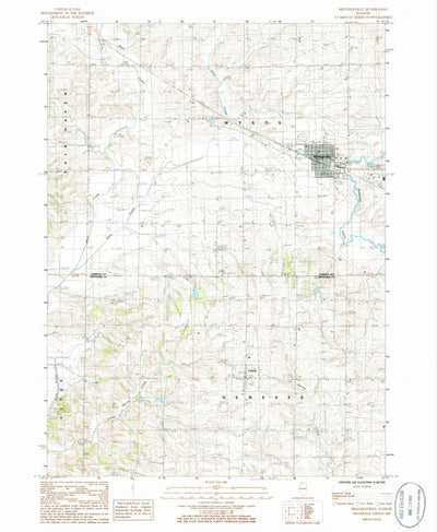 United States Geological Survey Milledgeville, IL (1985, 24000-Scale) digital map