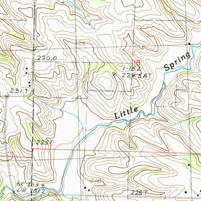 United States Geological Survey Milledgeville, IL (1985, 24000-Scale) digital map