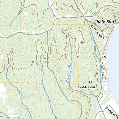 United States Geological Survey Milledgeville, TN (2022, 24000-Scale) digital map