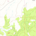 United States Geological Survey Millegan, MT (1971, 24000-Scale) digital map