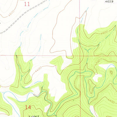 United States Geological Survey Millegan, MT (1971, 24000-Scale) digital map