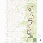 United States Geological Survey Millegan, MT (1995, 24000-Scale) digital map