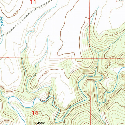 United States Geological Survey Millegan, MT (1995, 24000-Scale) digital map