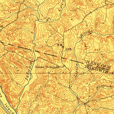 United States Geological Survey Millegeville, GA (1912, 62500-Scale) digital map