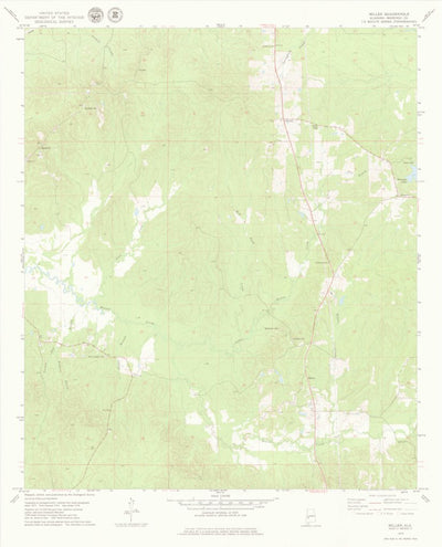 United States Geological Survey Miller, AL (1978, 24000-Scale) digital map