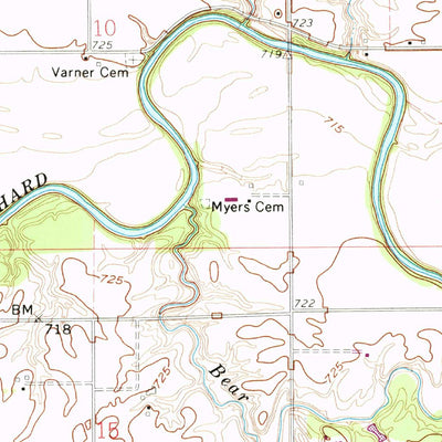 United States Geological Survey Miller City, OH (1960, 24000-Scale) digital map