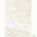 United States Geological Survey Miller Coulee East, MT (1985, 24000-Scale) digital map