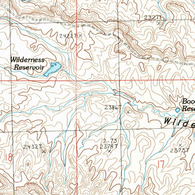United States Geological Survey Miller Coulee East, MT (1985, 24000-Scale) digital map