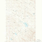United States Geological Survey Miller Coulee West, MT (1985, 24000-Scale) digital map
