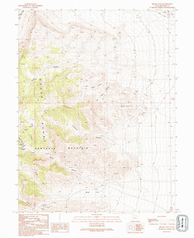 United States Geological Survey Miller Cove, UT (1991, 24000-Scale) digital map