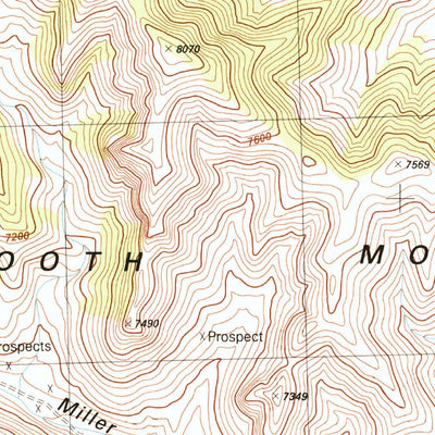 United States Geological Survey Miller Cove, UT (1991, 24000-Scale) digital map