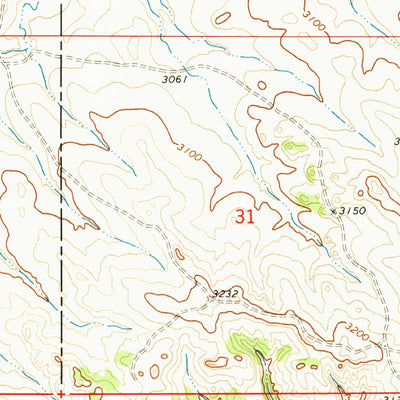 United States Geological Survey Miller Creek SW, MT (1969, 24000-Scale) digital map