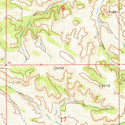 United States Geological Survey Miller Creek SW, MT (1969, 24000-Scale) digital map