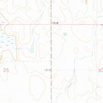 United States Geological Survey Miller Dale Colony SW, SD (1973, 24000-Scale) digital map