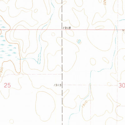 United States Geological Survey Miller Dale Colony SW, SD (1973, 24000-Scale) digital map