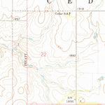 United States Geological Survey Miller Dale Colony SW, SD (1973, 24000-Scale) digital map