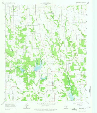 United States Geological Survey Miller Grove, TX (1962, 24000-Scale) digital map