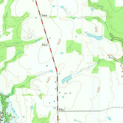 United States Geological Survey Miller Grove, TX (1962, 24000-Scale) digital map